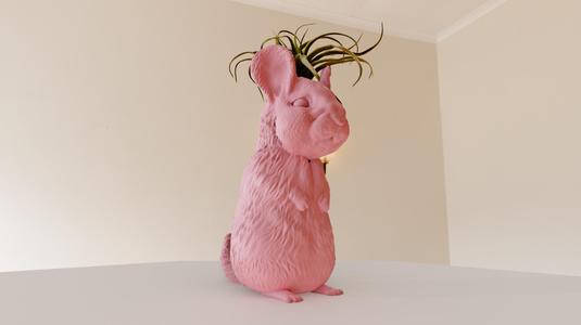 chinchilla planter pot flower vase stl