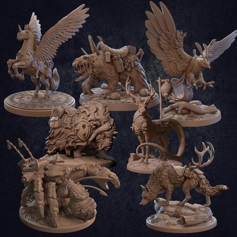 Exotic Mounts Pack 1 - Presupported