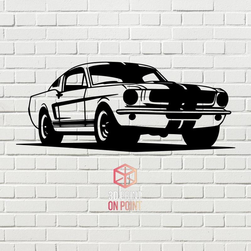 FORD MUSTANG  VINTAGE - 2D WALL ART #3