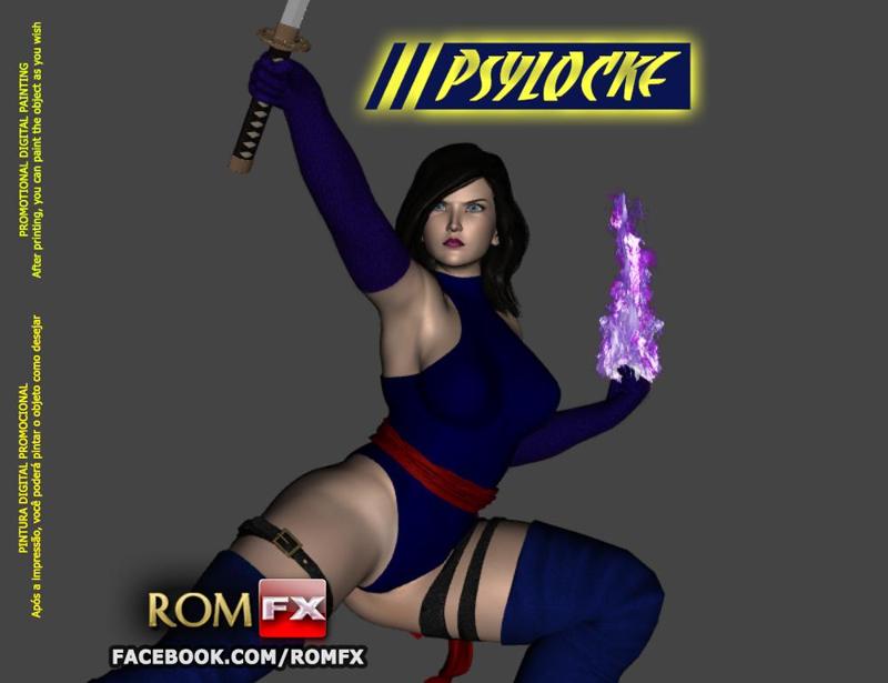Psylocke Marvel's X-Men Figure Printable
