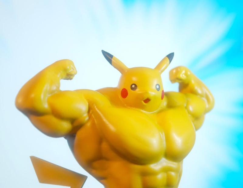 Ultra swole Pikachu
