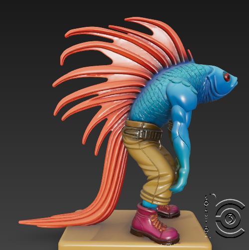 Betta Brawler - Street Fish Mutant.