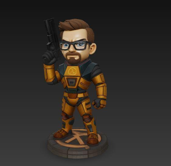 gordon freeman chibi half life