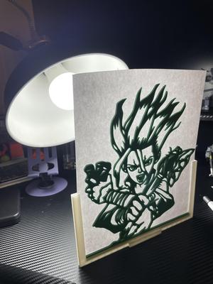 2D art frame lamp