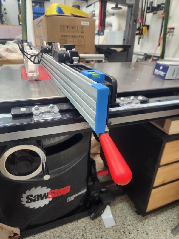 Table Saw Fence End Cap - Protective Cover