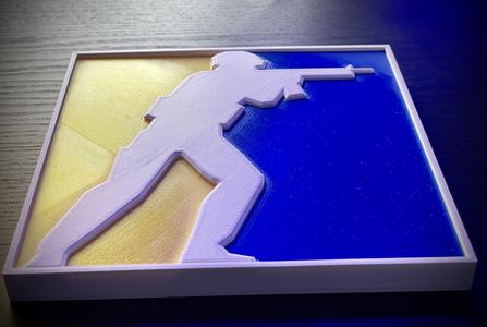 CS2 Logo shooter man