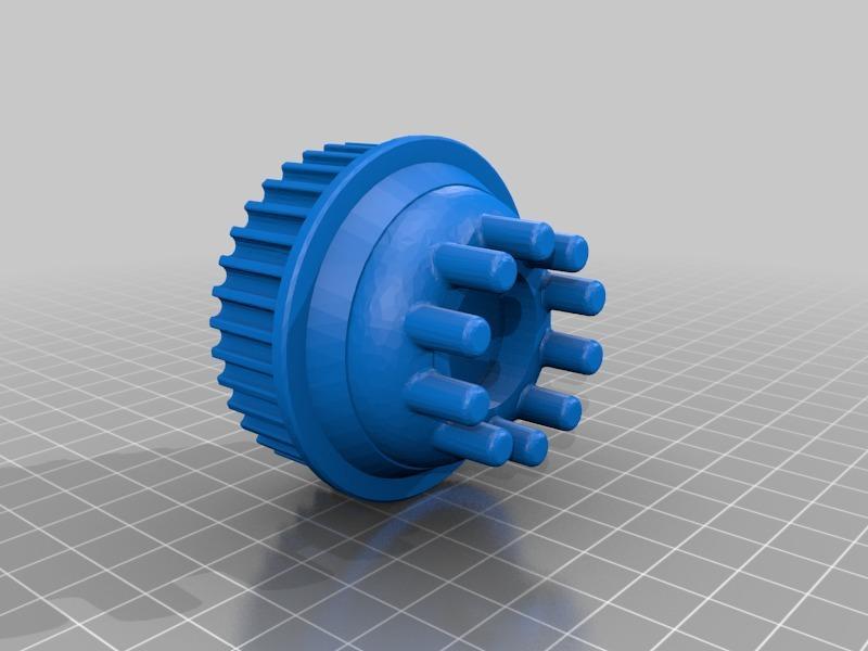 36t 110mm kegel pulley 15mm belt and flanged bearing