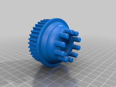 36t 110mm kegel pulley 15mm belt and flanged bearing