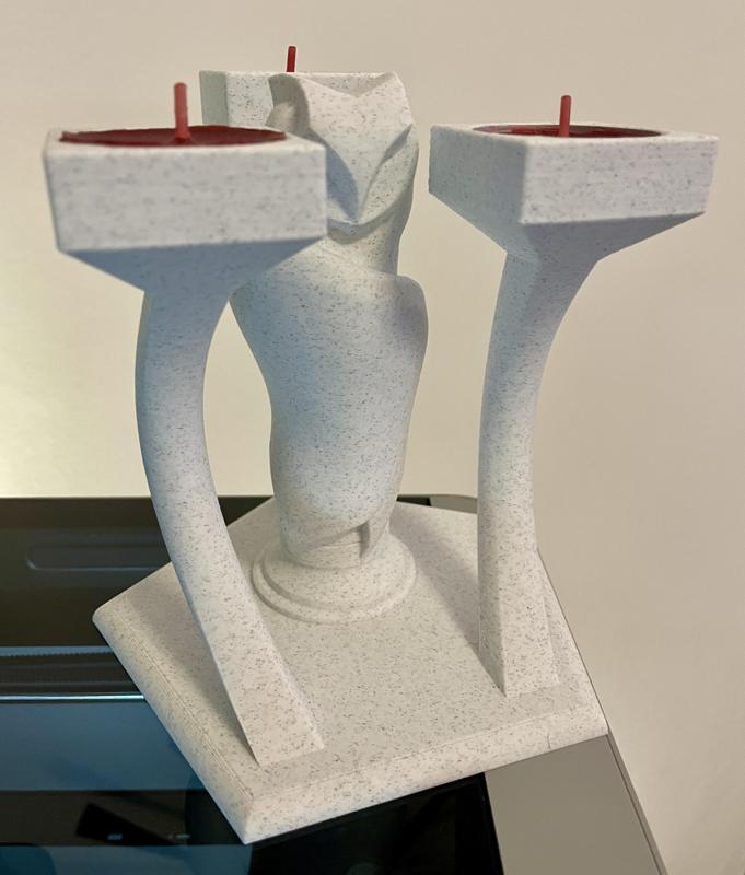 Candle holder minim owl