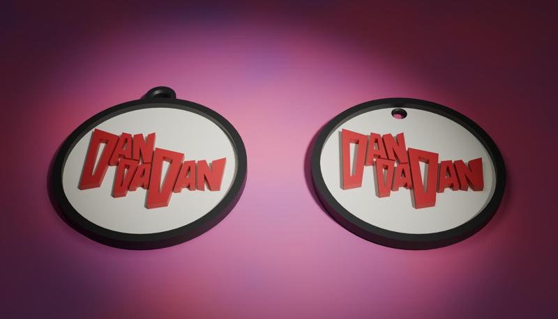 DanDaDan Logo Keychain