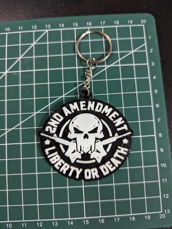 2nd Amendment Keychain