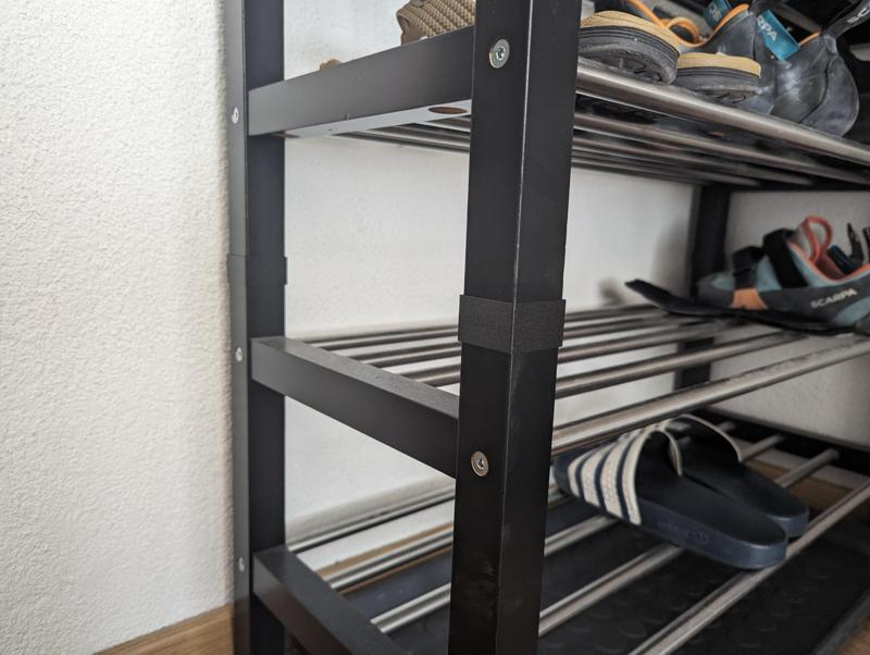 IKEA TJUSIG shoe rack stacker