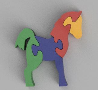 Puzzle horse zoo de ensueño