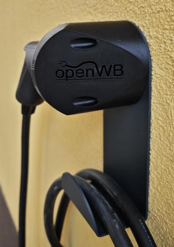 OpenWB Typ2 90° Halterung Adapter