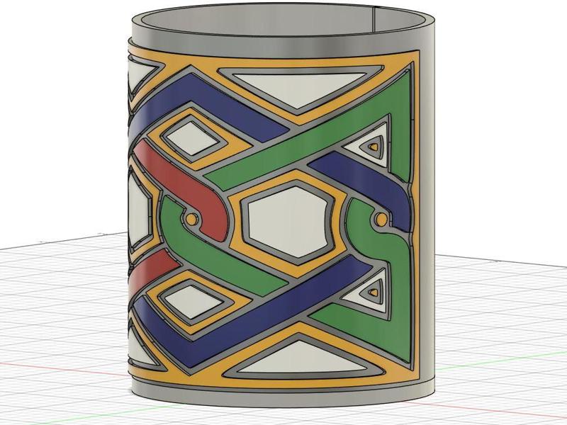 Tembé Art Pencil Holder to Color/Paint