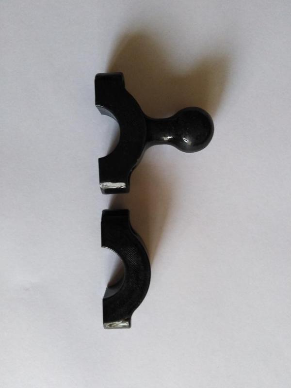 RAM mount 1" ball to 1 1/8(28mm) handlebar mount