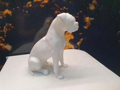 German Boxer Dog Figurine 