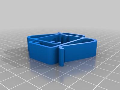 Extrusion 40mm cable management clip (2 pieces)