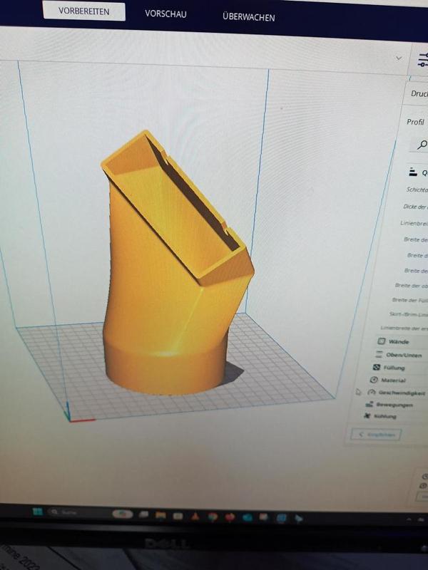 Felder KF700 Schlauchanschluss