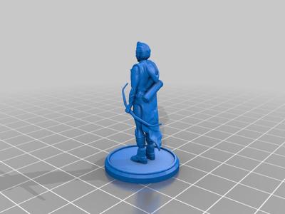 Elven Male DnD Miniature