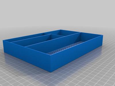 Box A5 with mesh floor 217 x 157 x 30 