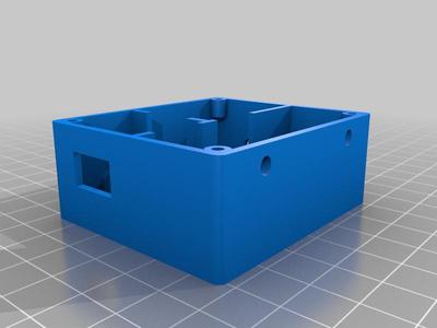 Housing for Wemos D1 Mini, Buck Converter LM2596 and Switch