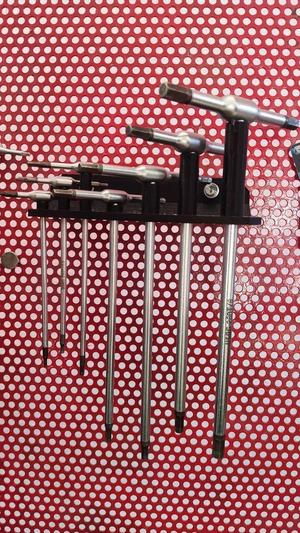 t-handle hex key wall support