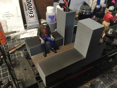 Bobber Caboose interior G Scale