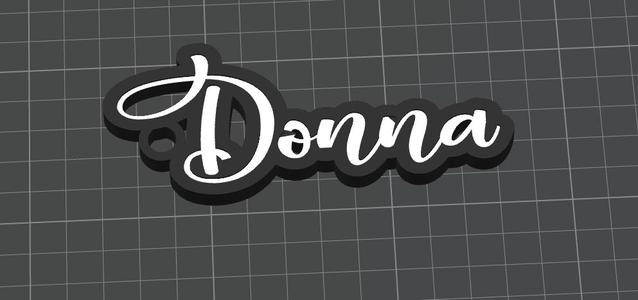 Donna Keychain