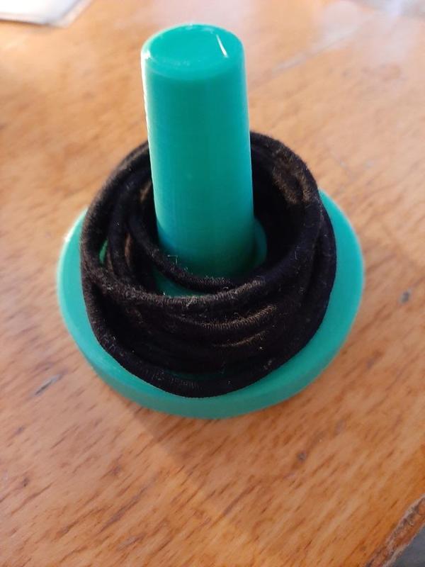 Hair tie / scrunchie holder / stand