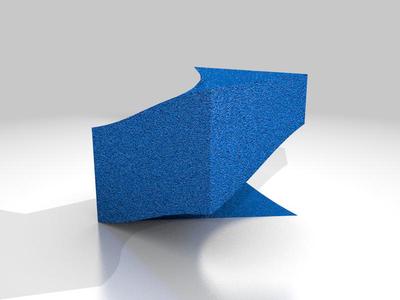 Twisted half cube