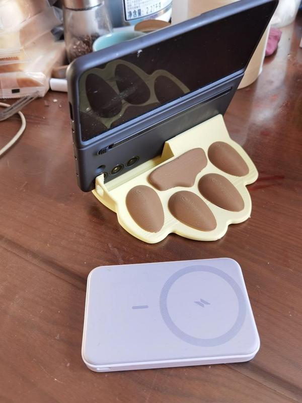 Dog Paw phone stand for Samsung Galaxy z fold 5 