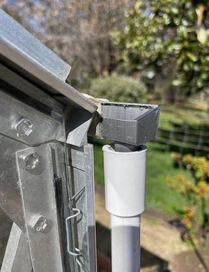 Greenhouse downspout