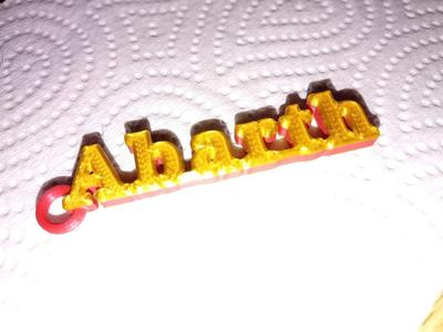 Abarth Key Ring