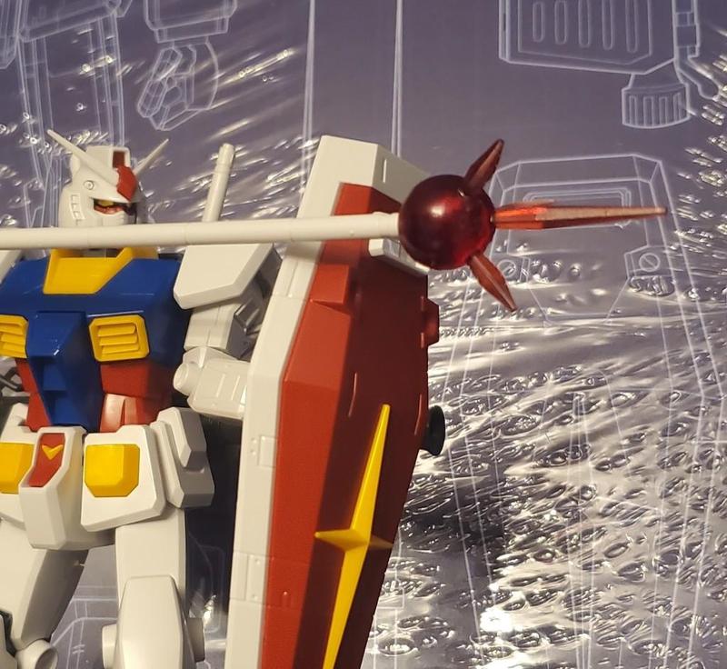 Gundam RX78-2 Javelin Beam effect MG 1/100 scale