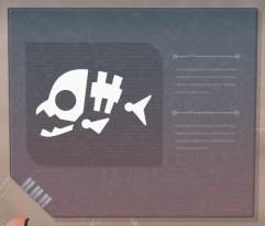 Splatoon Side Order - fish skeleton