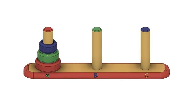 Move Disk Game For Kids