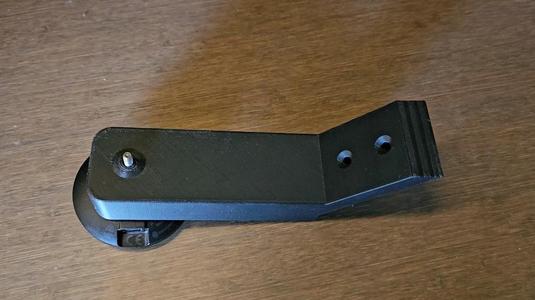 Quadlock under desk mobile holder
