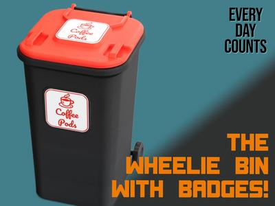 Wheelie Bin with badges from Make My Sign