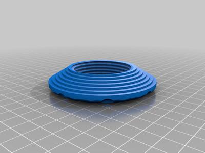 modified centering knob for spool resizer