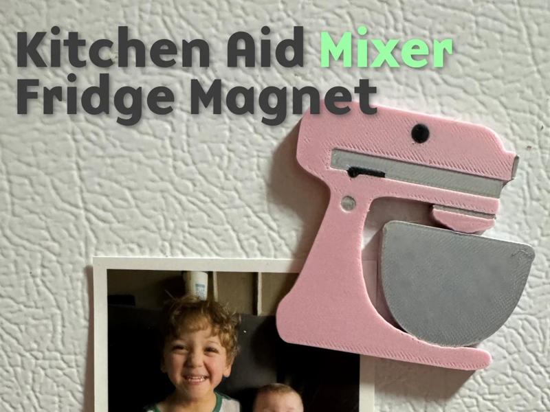 Kitchen Aid Mixer Fridge Magnet