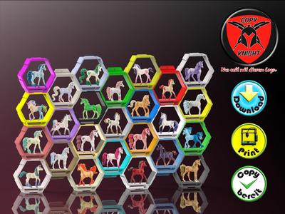 Modular honeycomb box - hexagonal shelving