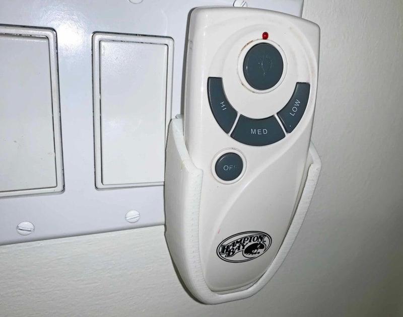 Hampton Bay Remote Holder by diagnosis remix