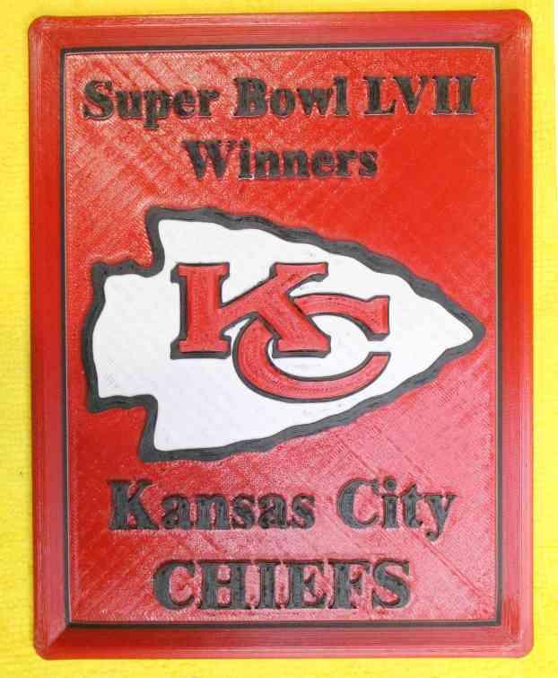 Super Bowl LVII Winner's Plaque