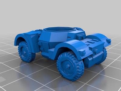 1/100 Daimler SOD (Sawn Off Daimler) Armoured Car