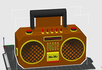 Phone Speaker Boombox with Text