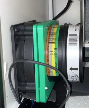 Carbon Filter Adapter Sundström SR 297 ABEK1 x Delta BFB1212VH Fan Blower