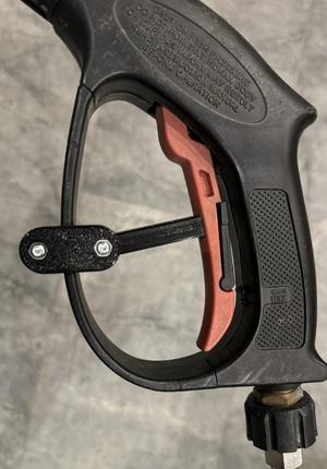 Pressure washer trigger lock