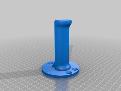 Spool Holder for wall mount siplified and stronger