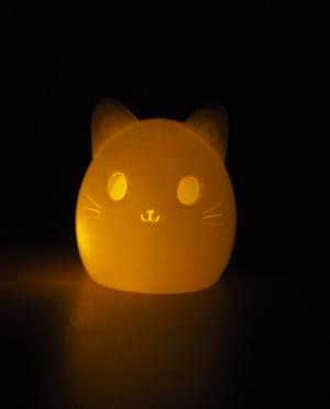 Cat tea light holder